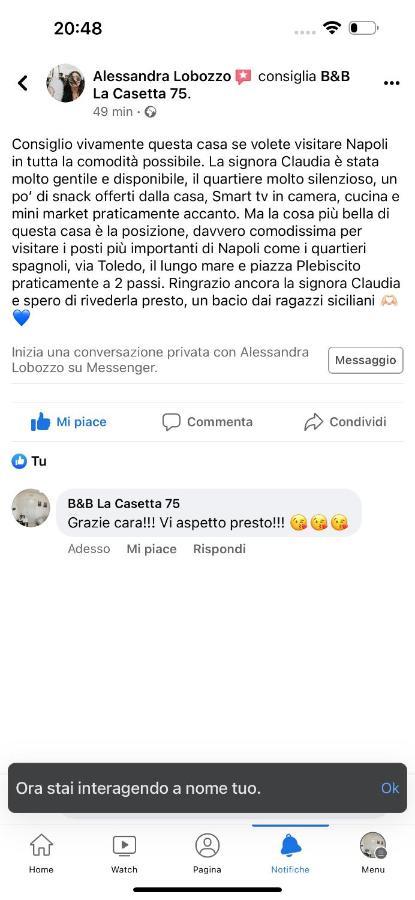 נאפולי La Casetta 75 מראה חיצוני תמונה